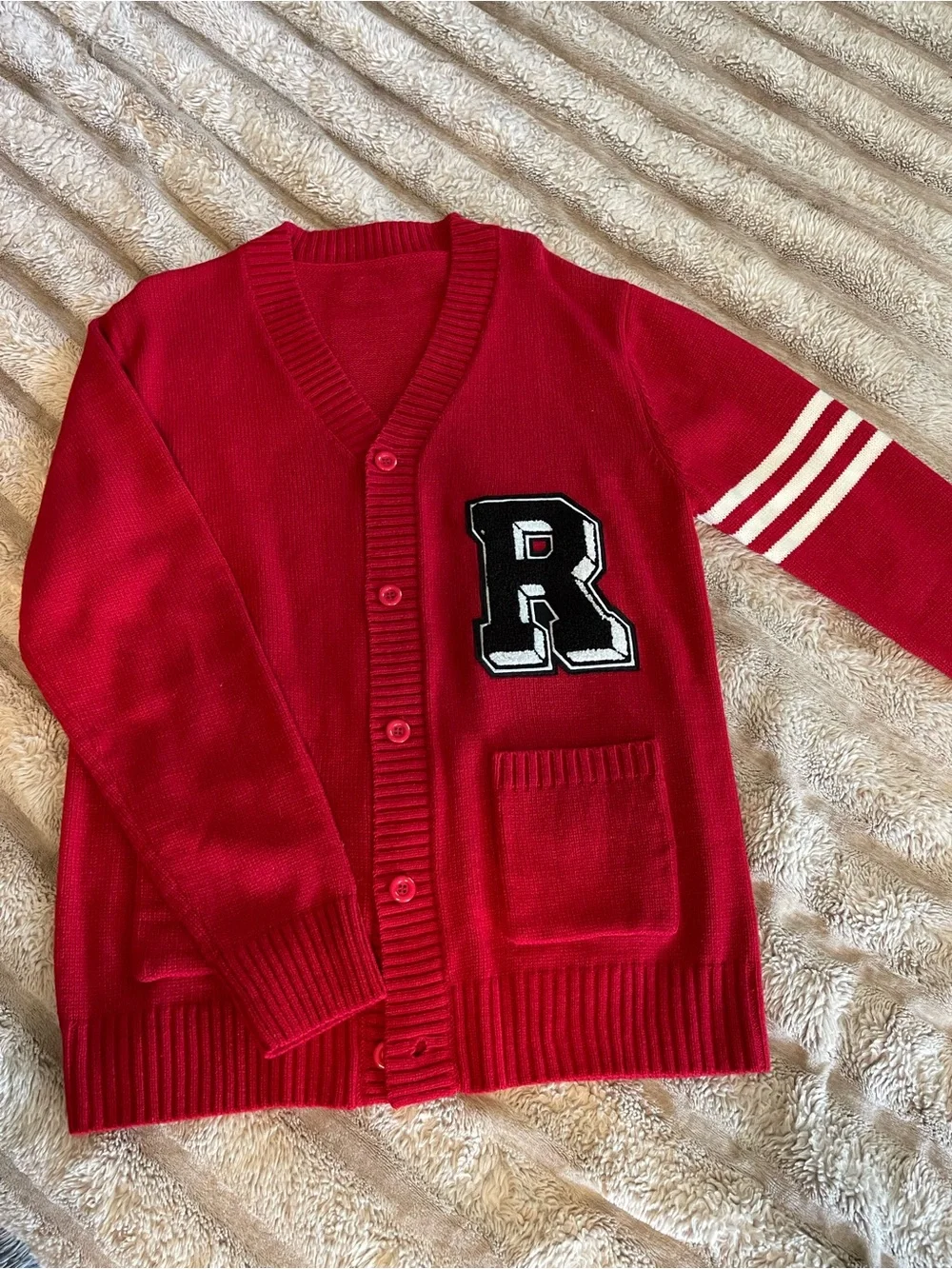 Men’s letter cardigan